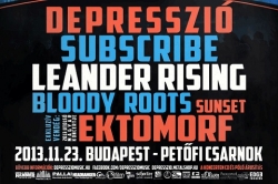 Beszámoló: Depresszió, Subscribe, Leander Rising, Ektomorf – Petőfi Csarnok, 2013. november 23.