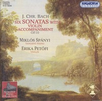 Johann Christian Bach: Six Sonatas With Violin Accompaniment Op. 10 (CD)