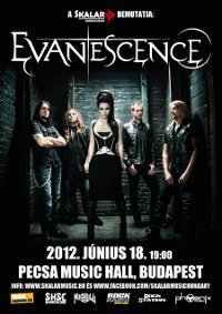 Beszámoló: Evanescence – PeCsa Music Hall, 2012. június 18.