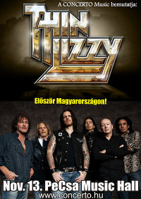 Beszámoló: Thin Lizzy – PeCsa Music Hall, 2012. november 13.