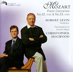 Wolfgang Amadeus Mozart: Piano Concertos No. 22, K482 & No. 23, K488 (CD)