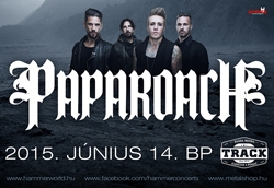 Hír: Papa Roach koncert Budapesten