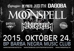 Hír: Moonspell koncert a Barba Negra Music Clubban