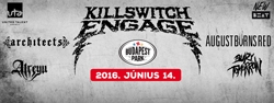 Hír: Killswitch Engage, Architects, August Burns Red, Atreyu, Bury Tomorrow a Budapest Parkban