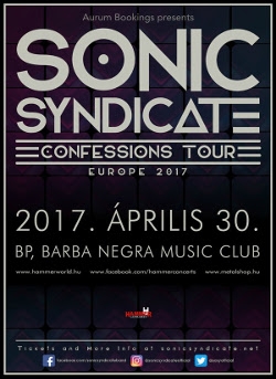 Hír: Sonic Syndicate - a svéd modern metalosok áprilisban Budapesten