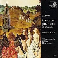 Johann Sebastian Bach: Cantates pour alto (CD)