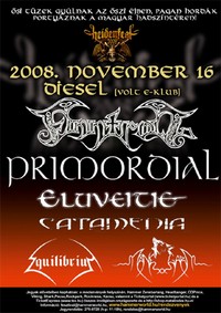 Koncert: Heidenfest 2008 / Finntroll, Primordial, Eluveitie, Catamenia, Equilibrium, Manegarm - 2008. november 16., Diesel Club