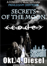 Privilegivm Tour 2009: Secrets of the Moon, Code, Sólstafir - 2009. október 4., Budapest, Diesel Klub
