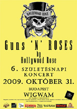 Hollywood Rose – Guns N Roses Tribute Band koncert - 2009. október 31. - Wigwam