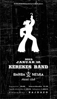 Hír: Januári Kerekes Band koncert