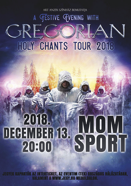 Hír: GREGORIAN Holy Chants Tour 2018