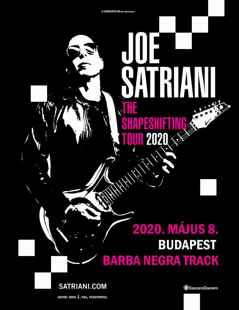 Hír: Új lemezt ígér jövő májusi koncertjére Joe Satriani