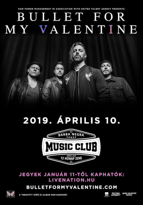 Beszámoló: Bullet For My Valentine, New Friend Request – Barba Negra Music Club, 2019. április 10.